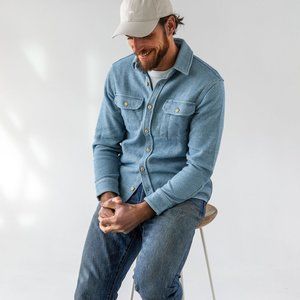 Taylor Stitch, Division Shirt in Washed Indigo, Medium
